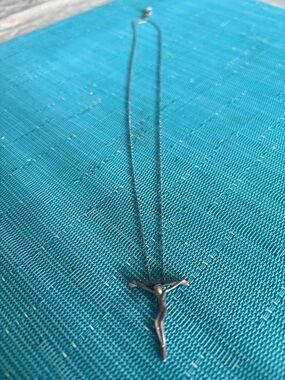 Tiffany & Co. Silver Female Figure Pendant Necklace